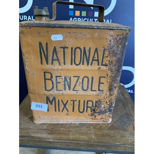 331 - NATIONAL BENZOLE MIX TURF CAN