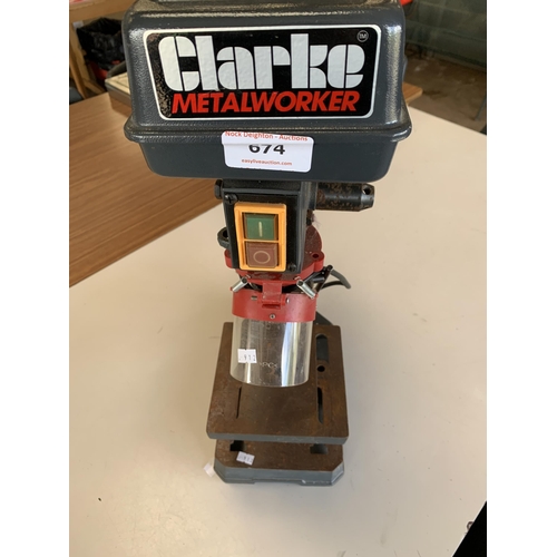 674 - CLARKE PILLAR DRILL