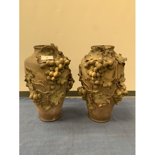 2 - PORCELAIN VASES