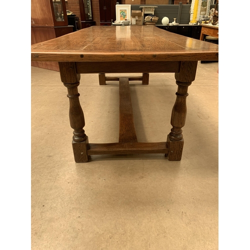 240 - OAK REFECTORY TABLE