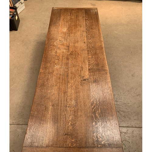 240 - OAK REFECTORY TABLE