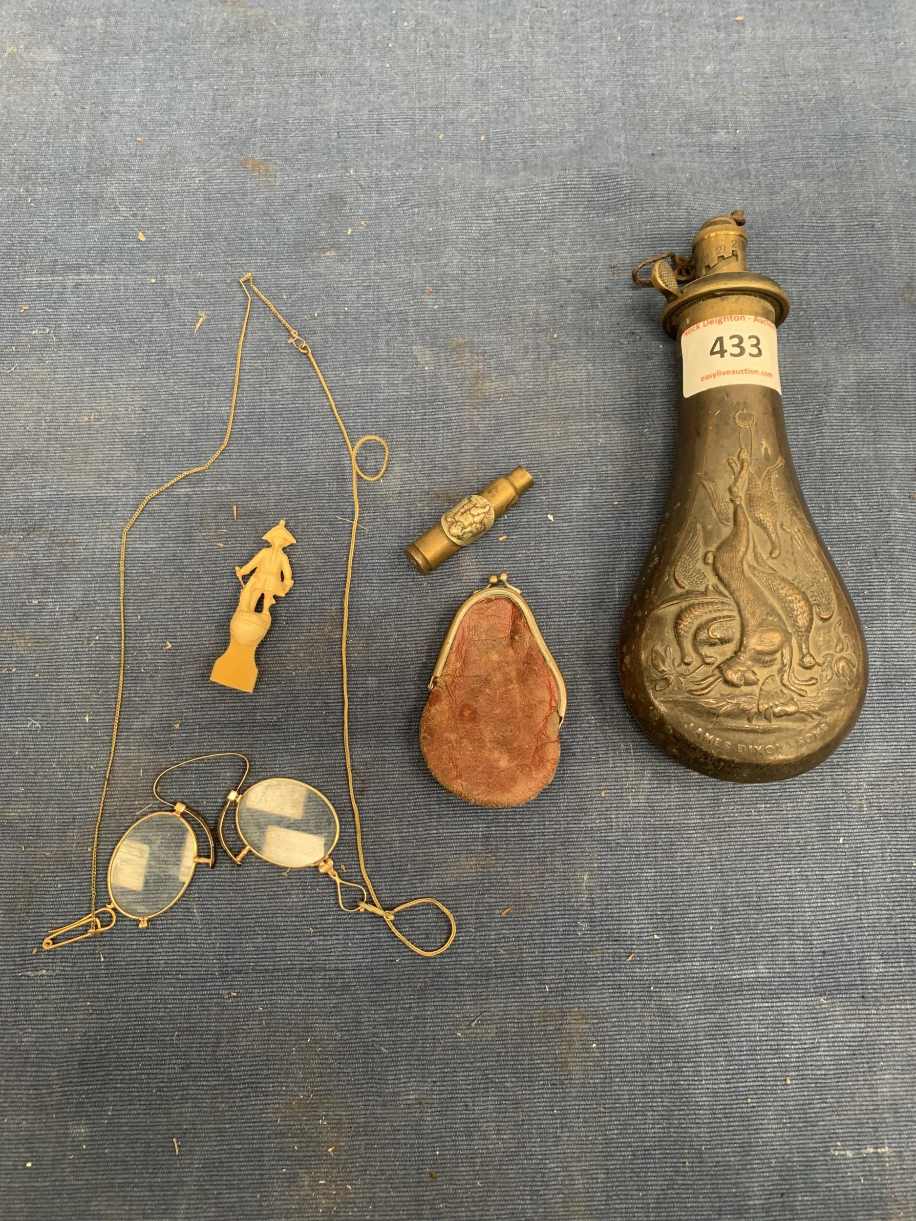 JAMES DICKSON & SONS GUNPOWDER HOLDER