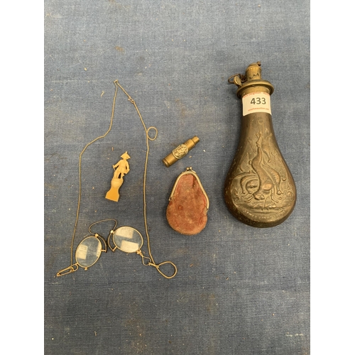 JAMES DICKSON & SONS GUNPOWDER HOLDER