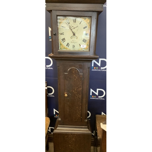 935 - LONG FACE GRANDFATHER CLOCK MURRAY