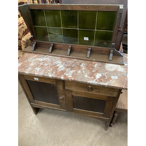 939 - MARBLE TOP WASHSTAND