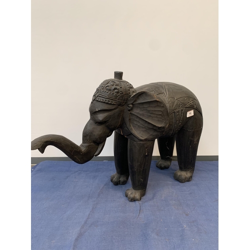 63 - CARVED ELEPHANT