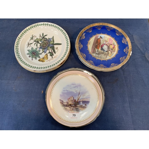 79 - EARLY PORCELAIN PLATES