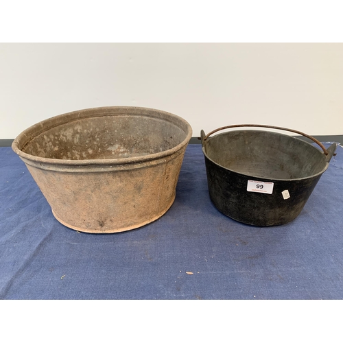 99 - GALVANISED BUCKET