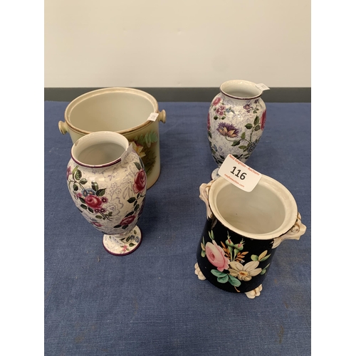 116 - EARLY VASES ETC