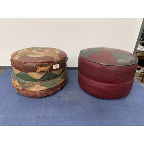 343 - RETRO FOOT STOOLS