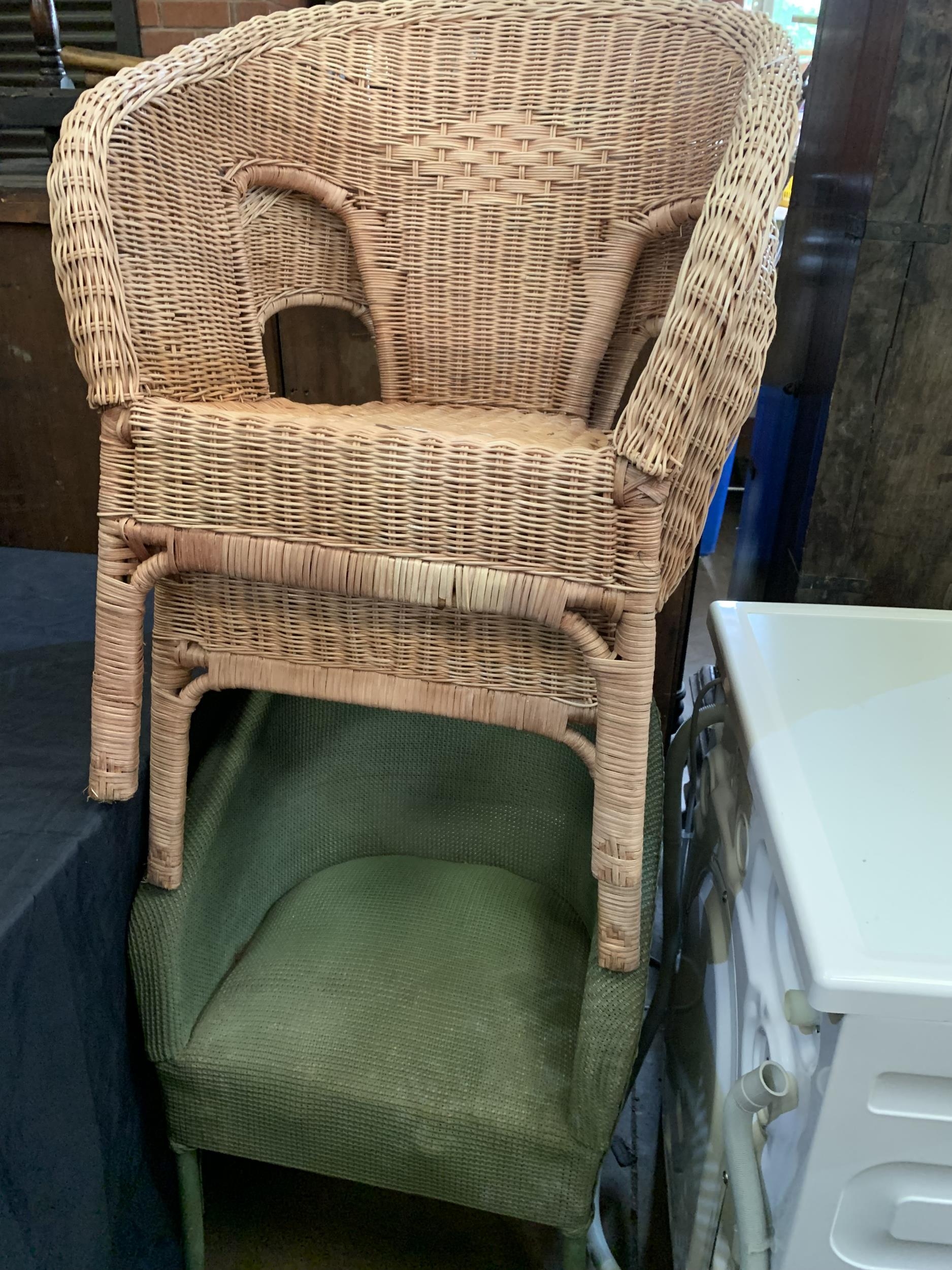 3 LLOYD LOOME CHAIRS