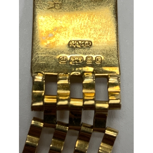 228 - 9CT YELLOW GOLD BRACELET 13.5GRAMS