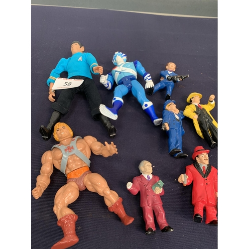 58 - ACTION FIGURES