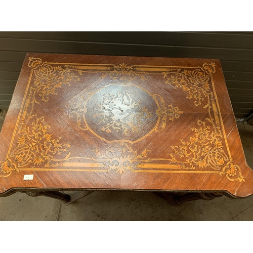 252B - REPRODUCTION INLAID CARD TABLE