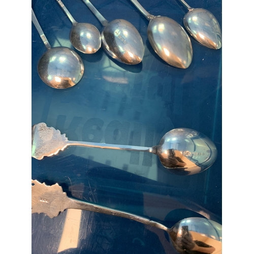 324 - 7 SILVER SPOONS BIRMINGHAM VARIOUS MAKERS 92 GRAMS