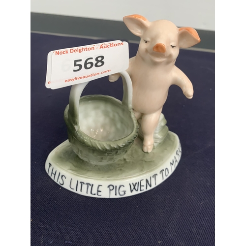 568 - THREE LITTLE PIGGIES WENT TO MARKET