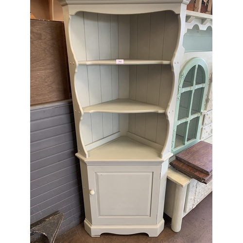 742 - PAINTED CORNER CUPBOARD