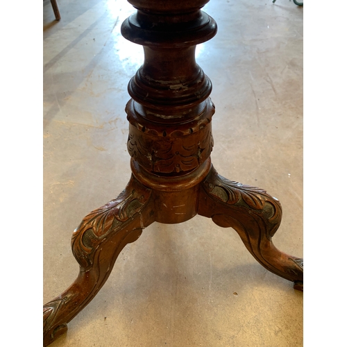 446 - EDWARDIAN SWIVEL TOPPED STOOL