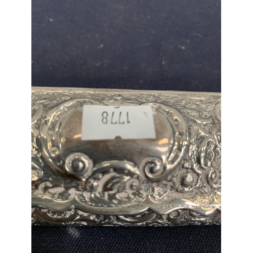 175 - SILVER TRINKET BOX