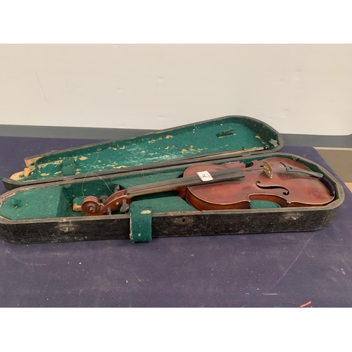 74 - VICTORIAN ONE PANEL BACK VIOLIN