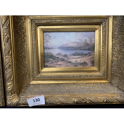 130 - GILT ORNATE FRAMES