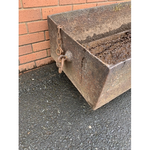 297 - CAST IRON TROUGH