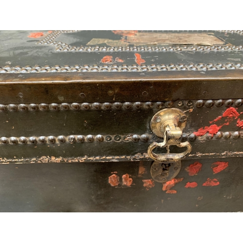 349 - CAMPHER WOOD ANGLO INDIAN TRUNK