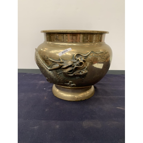 350 - ORIENTAL BRONZE PLANTER