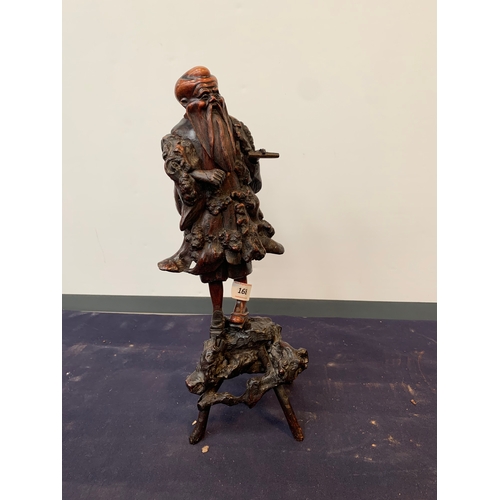 168 - ORIENTAL ROOT CARVING FIGURE