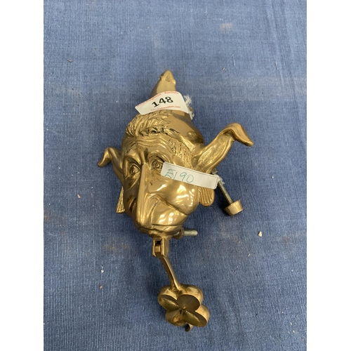 148 - BRASS DOOR KNOCKER