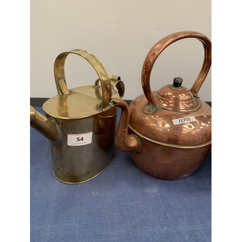 54 - 3 COPPER KETTLES