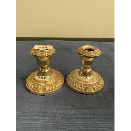 625 - PAIR CANDLESTICKS