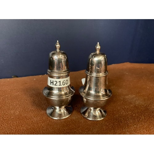 613B - SILVER PLATED SALT & PEPPER