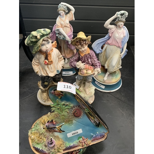 110 - PORCELAIN FIGURES