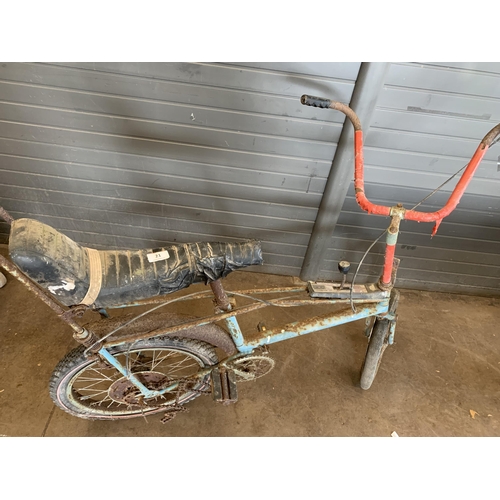 21 - EARLY UNRESTORED MARK I CHOPPER BIKE