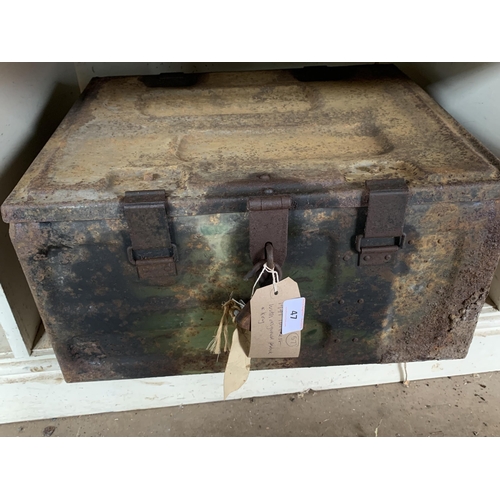 47 - EARLY AMMUNITION TRUNK