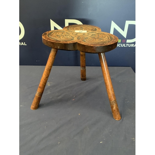 60 - ARTS & CRAFTS STOOL