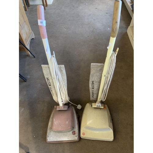 10 - 2 VINTAGE VACUUMS