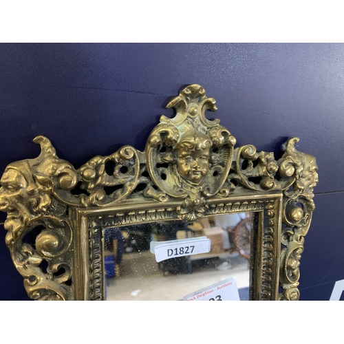 103 - BRASS MIRROR