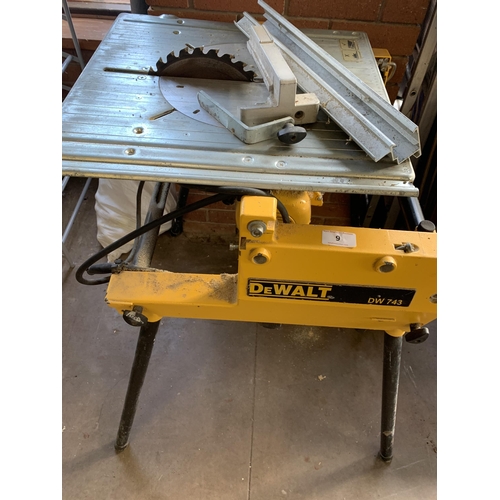 9 - DEWALT TABLE SAW