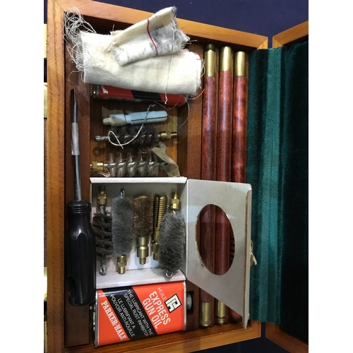 103 - GUN CLEANING BOX & CARTRIDGE BELT