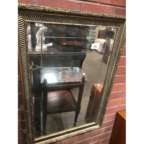 141 - GILT FRAME MIRROR