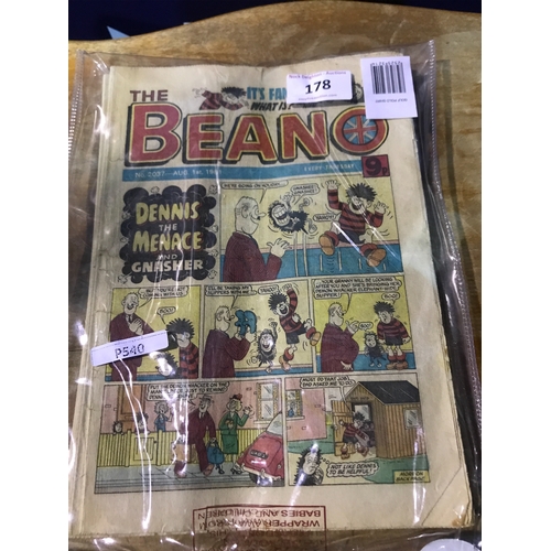 178 - 1981 BEANO MAGAZINES