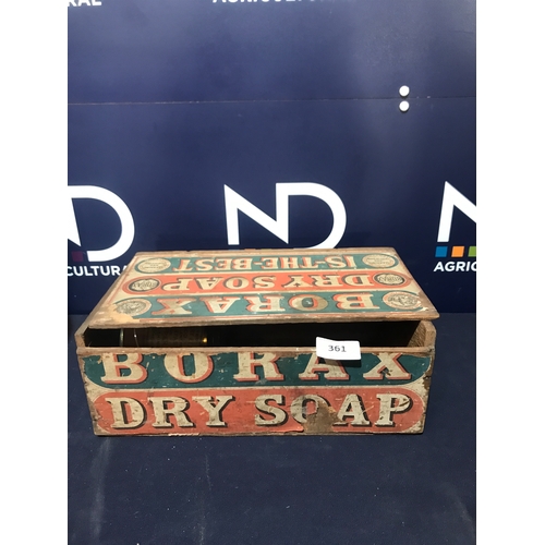 361 - BORAX DRY SOAP BOX ETC