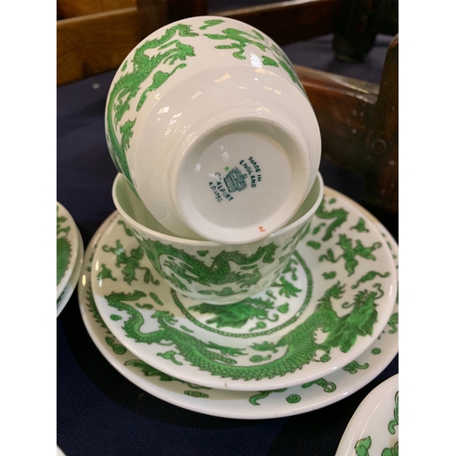 377 - GREEN & WHITE COALPORT