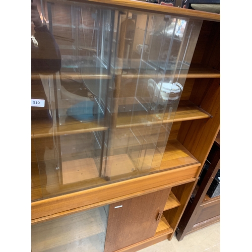 510 - GLASS FRONTED CABINETS