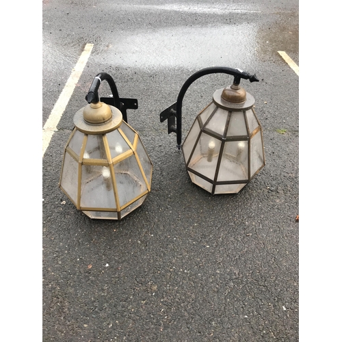 55 - PAIR OF OUTDOOR LIGHTS