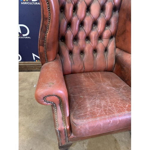 358 - CHESTERFIELD ARM CHAIR