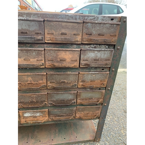 54 - 30 DRAWER SET OF INDUSTRIAL DRAWERS