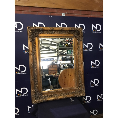 7 - LARGE GILT MIRROR